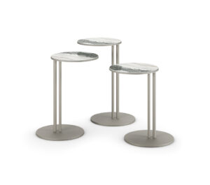 Sting XL Cattelan Italia – Table basse design haut de gamme avec plateau céramique Marmi et base acier, disponible chez D-Style Interior