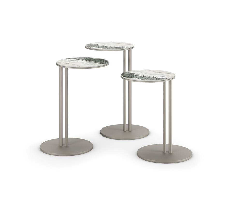 Sting XL Cattelan Italia – Table basse design haut de gamme avec plateau céramique Marmi et base acier, disponible chez D-Style Interior