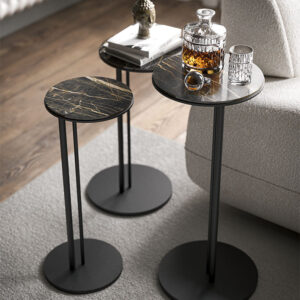 Sting XL Cattelan Italia – Table basse design haut de gamme avec plateau céramique Marmi et base acier, disponible chez D-Style Interior