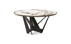 Table ronde Skorpio Keramik Premium Round en céramique par Cattelan Italia – Disponible chez D-Style Interior