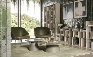 Camilla Lounge Chaise design de Cattelan Italia, une création raffinée aux lignes fluides et enveloppantes. Disponible chez D-Style Interior.
