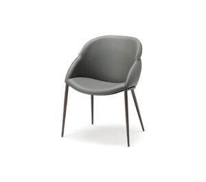 Camilla ML chaise design de Cattelan Italia : design enveloppant, structure en acier laqué et assise généreusement rembourrée pour un confort optimal. Disponible chez D-Style Interior.