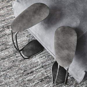 Table basse design haut de gamme Yago Cattelan Italia, aux courbes douces et finitions métalliques, disponible chez D-Style Interior.