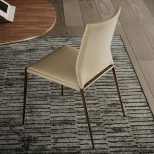 Eva Chaise design de Cattelan Italia, alliance de minimalisme, confort et lignes futuristes. Une assise ergonomique et élégante. Disponible chez D-Style Interior.