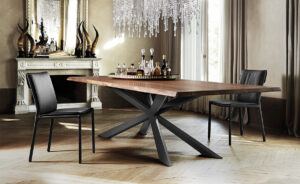 Spyder Wood table design haut de gamme par Cattelan Italia. Élégante et sculpturale, elle apporte chaleur et sophistication à votre intérieur. Disponible chez D-Style Interior.