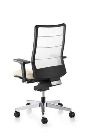 AirPad 3C42, chaise de bureau ergonomique avec membrane transparente et mécanisme Body-Float pour une sensation de légèreté et de confort inégalée. Disponible chez D-Style Interior.
