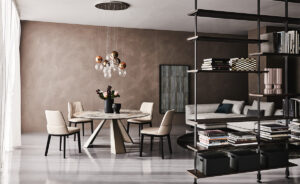 ELIOT Keramik Round – Table ronde en céramique Cattelan Italia