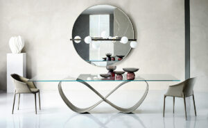 Butterfly – Table design contemporain Cattelan Italia disponible chez D-Style Interior
