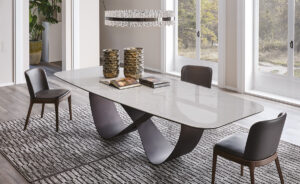 Butterfly Keramik – Table design contemporain Cattelan Italia disponible chez D-Style Interior