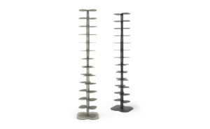 Bibliothèque design haut de gamme DNA Cattelan Italia, bibliothèque spirale autoportante avec 13 étagères, disponible chez D-Style Interior.