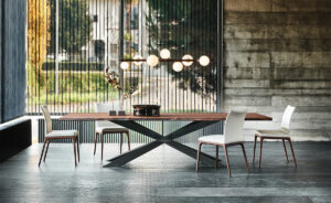 Spyder Wood table design haut de gamme par Cattelan Italia. Élégante et sculpturale, elle apporte chaleur et sophistication à votre intérieur. Disponible chez D-Style Interior.