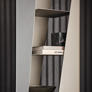 Bibliothèque design haut de gamme Rocket Cattelan Italia par Ono Design, bibliothèque modulable en acier laqué, disponible chez D-Style Interior.