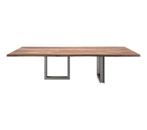 Sigma table de Cattelan Italia allie bois massif et métal pour un design sculptural, contemporain et raffiné. Une pièce d’exception signée du savoir-faire italien. Disponible chez D-Style Interior.