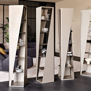 Bibliothèque design haut de gamme Rocket Cattelan Italia par Ono Design, bibliothèque modulable en acier laqué, disponible chez D-Style Interior.