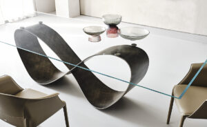 Butterfly – Table design contemporain Cattelan Italia disponible chez D-Style Interior
