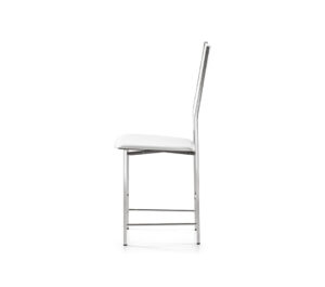 Alessia tabouret design de Cattelan Italia : design minimaliste, structure en acier laqué et assise en cuir véritable, alliance d’élégance et de confort italien. Disponible chez D-Style Interior.