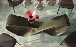 Butterfly – Table design contemporain Cattelan Italia disponible chez D-Style Interior