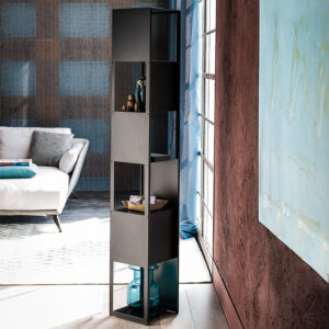 Bibliothèque design haut de gamme Joker Cattelan Italia par Giorgio Cattelan, structure modulable en cage, disponible chez D-Style Interior.