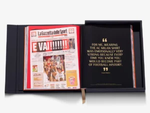 Livre design haut de gamme AC Milan (Ultimate) par Assouline, édition collector en cuir, disponible chez D-Style Interior.