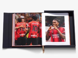 Livre design haut de gamme AC Milan (Ultimate) par Assouline, édition collector en cuir, disponible chez D-Style Interior.