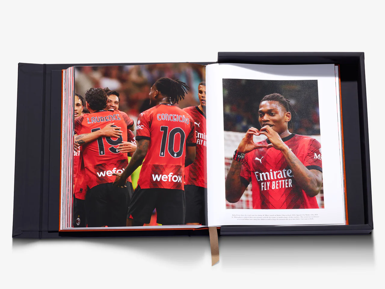 Livre design haut de gamme AC Milan (Ultimate) par Assouline, édition collector en cuir, disponible chez D-Style Interior.