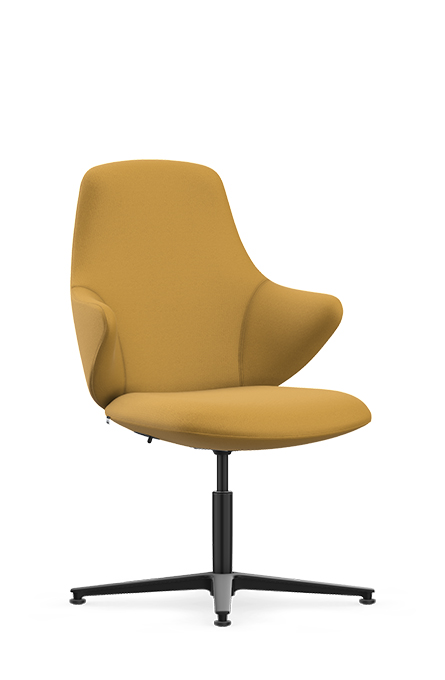 Chaise de bureau design haut de gamme CHECKis3 CK142 par Interstuhl, design mi-haut à quatre pieds disponible chez D-Style Interior