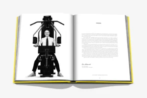 Livre design haut de gamme Technogym: The Art of Wellness par Assouline, édition premium sur la révolution du wellness, disponible chez D-Style Interior.