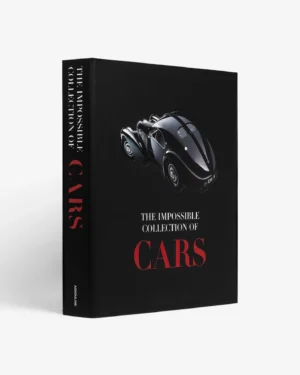 Livre design haut de gamme The Impossible Collection of Cars par Assouline, édition Ultimate sous écrin caoutchouc noir, disponible chez D-Style Interior.