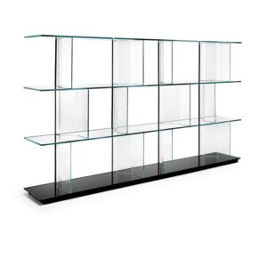 Inori | Système modulable FIAM Italia par Setsu et Shinobu Ito, modules en verre ou bois, modulable au sol ou mural, design contemporain, disponible chez D-Style Interior.