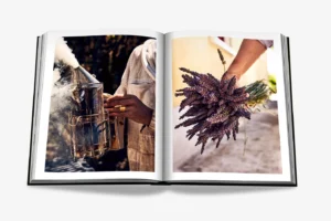 Livre design haut de gamme Louis Vuitton Manufactures par Assouline, édition Classics en couverture soie, disponible chez D-Style Interior.