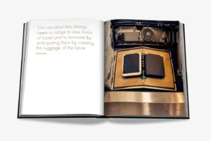 Livre design haut de gamme Louis Vuitton Manufactures par Assouline, édition Classics en couverture soie, disponible chez D-Style Interior.