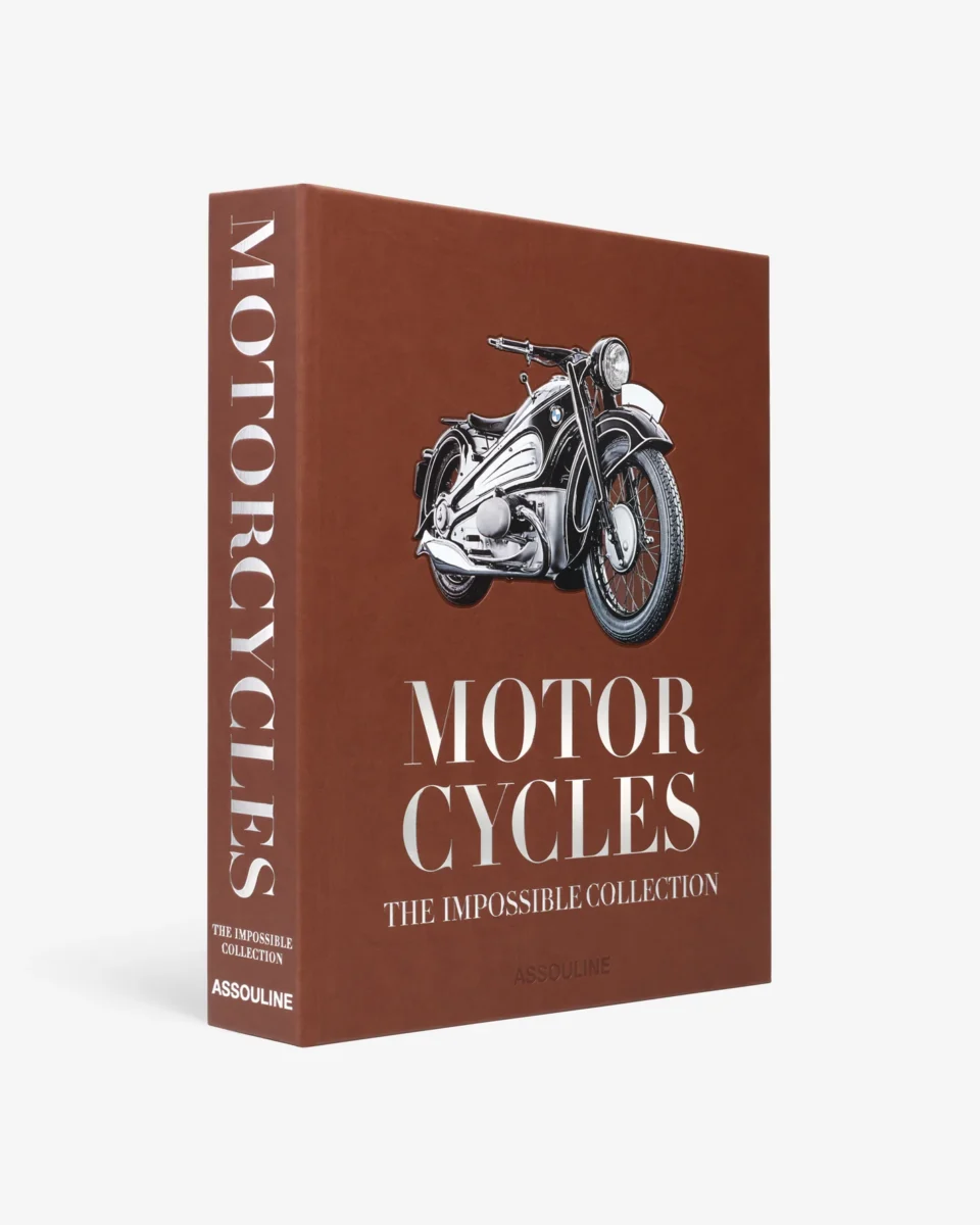 Livre design haut de gamme The Impossible Collection of Motorcycles Assouline, édition Ultimate Collection, disponible chez D-Style Interior.