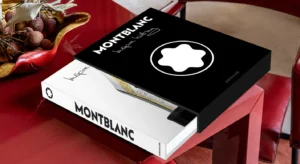 Livre design haut de gamme Montblanc: Inspire Writing par Assouline, édition Legends sous étui luxueux, disponible chez D-Style Interior.