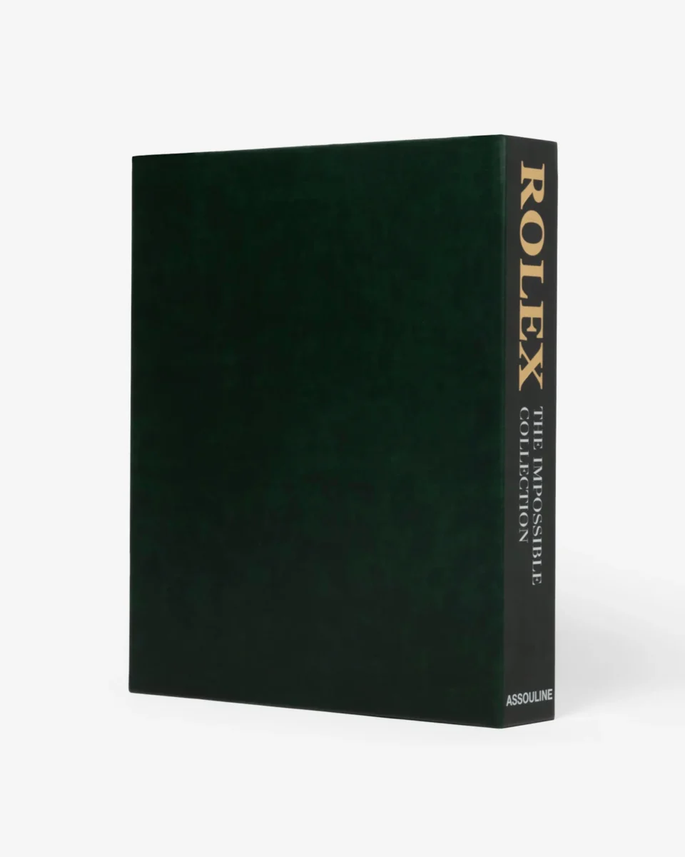 Livre design haut de gamme Rolex: The Impossible Collection par Assouline, édition Ultimate sous écrin cuir, disponible chez D-Style Interior.
