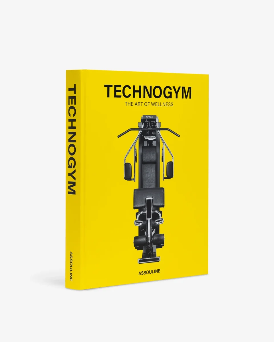 Livre design haut de gamme Technogym: The Art of Wellness par Assouline, édition premium sur la révolution du wellness, disponible chez D-Style Interior.