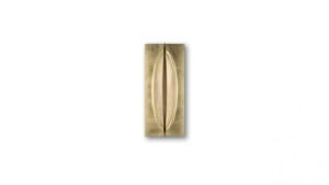 Applique murale TERRA APPLIQUE en verre extra-clair finition feuille d’or avec structure en laiton et LED intégrée par Reflex Angelo, disponible chez D-Style Interior