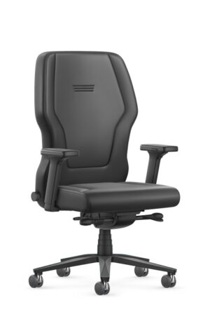 XXLis5 XL112, chaise de bureau haut de gamme pour gabarits jusqu’à 200 kg, alliant robustesse, confort et design ergonomique. Disponible chez D-Style Interior.