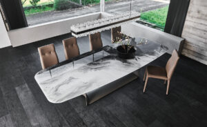 DRAGON Crystalart – Table en verre décoratif | Cattelan Italia