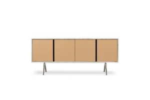 Akira Madia par Amura Lab – un buffet au design sculptural alliant équilibre, élégance et savoir-faire artisanal italien. Disponible chez D-Style Interior.