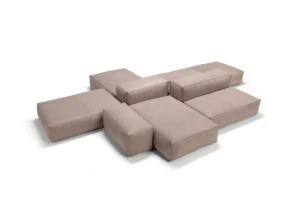 Davis Modulare canapé  d’Amura Lab conjugue design modulable, confort luxueux et élégance italienne intemporelle. Disponible chez D-Style Interior.