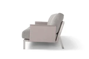 New Link Canapé design haut de gamme par Amura Lab mariant formes douces et structure métallique angulaire pour une élégance contemporaine. Disponible chez D-Style Interior.