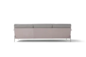 New Link Canapé design haut de gamme par Amura Lab mariant formes douces et structure métallique angulaire pour une élégance contemporaine. Disponible chez D-Style Interior.