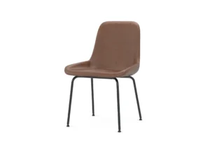 Chaise Panis sans accoudoirs en tissu design inspirée du pain d’Altamura, création Amura Lab, disponible chez D-Style Interior