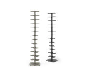 Bibliothèque design haut de gamme DNA Cattelan Italia, bibliothèque spirale autoportante avec 13 étagères, disponible chez D-Style Interior.