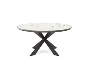 Spyder Keramik Premium Round table de Cattelan Italia, une table ronde en céramique au design contemporain et finitions artisanales. Disponible chez D-Style Interior.