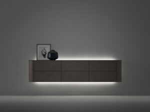 Suspended Side – Buffet design haut de gamme Caccaro disponible chez D-Style Interior