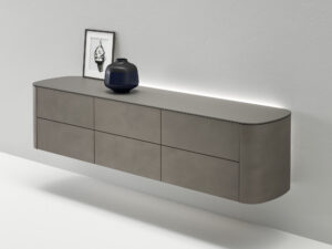 Suspended Side – Buffet design haut de gamme Caccaro disponible chez D-Style Interior