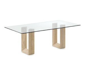 DIAPASON – Table en verre et marbre Cattelan Italia