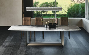 DRAGON Crystalart – Table en verre décoratif | Cattelan Italia