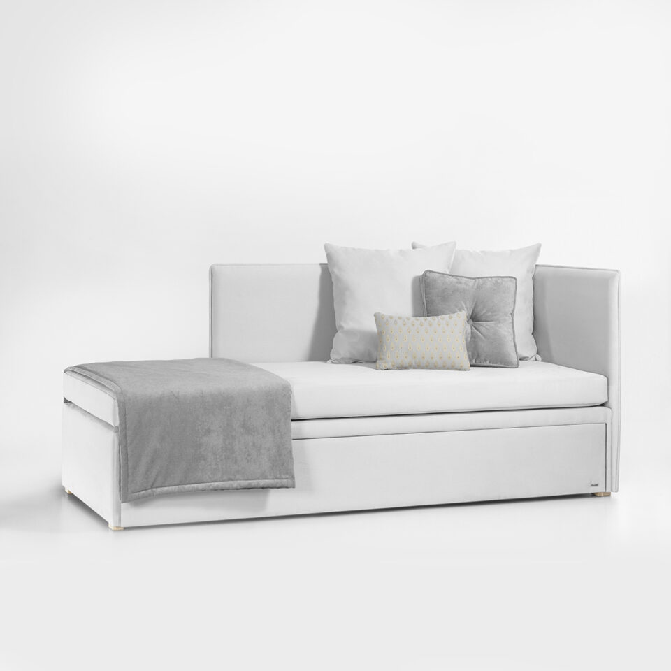 Canapé lit design haut de gamme Lounge par Colunex, design minimaliste et système automatique, disponible chez D-Style Interior.